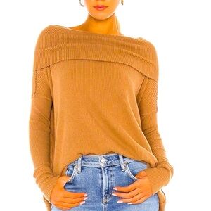 Free People Juicy Cowl Neck Sweater Women Color  Canyon Moon Size M